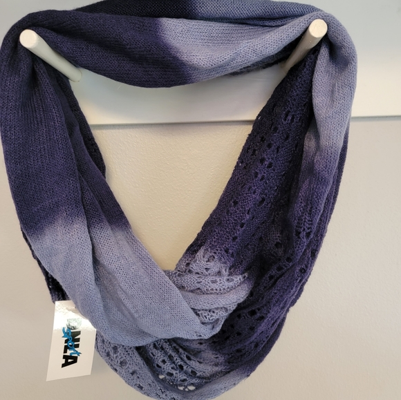 DNLA Accessories - NWT Blue Ombre Infinity Scarf